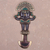 Copper, bronze and chrysocolla wall decor, 'Imperial Tumi' - Copper Bronze and Chrysocolla Ceremonial Knife Wall Decor (image 2) thumbail