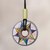 Ceramic pendant necklace, 'Sun of Many Colors' - Ceramic Pendant Necklace with Multicolored Sun from Peru (image 2) thumbail
