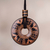 Ceramic pendant necklace, 'Copper Queen' - Peruvian Ceramic Pendant Necklace in Black and Copper Colors (image 2) thumbail