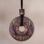 Ceramic pendant necklace, 'Sun Princess' - Peruvian Handmade Ceramic Pendant Necklace in Jewel Tones (image 2) thumbail