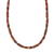 Ceramic beaded necklace, 'Andean Corn' - Ceramic Beaded Necklace with Maize Motif from Peru thumbail