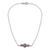 Rhodonite filigree pendant necklace, 'Pink Royalty' - Rhodonite Filigree Pendant Necklace from Peru (image 2d) thumbail