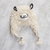 Alpaca blend chullo hat, 'Cute Alpaca' - Hand-Crocheted Alpaca-Shaped Chullo Hat from Peru thumbail