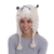 Alpaca blend chullo hat, 'Cute Alpaca' - Hand-Crocheted Alpaca-Shaped Chullo Hat from Peru (image 2d) thumbail
