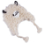 Alpaca blend chullo hat, 'Cute Alpaca' - Hand-Crocheted Alpaca-Shaped Chullo Hat from Peru (image 2f) thumbail