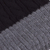 Reversible 100% alpaca hat, 'Warm and Cozy' - Peruvian 100% Alpaca Reversible Black and Grey Ribbed Hat (image 2h) thumbail