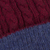 Reversible 100% alpaca hat, 'Warm and Snug' - Cranberry and Blue 100% Alpaca Reversible Knit Hat from Peru (image 2i) thumbail