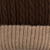 Reversible 100% alpaca hat, 'Warm and Comfy' - Peruvian Artisan Made 100% Alpaca Brown Reversible Cable Hat (image 2e) thumbail
