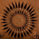 Suede sling, 'Ripple Effect in Caramel' - Handcrafted Suede Sling in Caramel from Peru