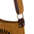 Suede sling, 'Lively Spiral in Caramel' - Handcrafted Suede Sling in Caramel from Peru (image 2d) thumbail