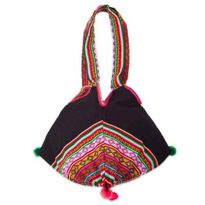 Creative Handwoven Shoulder Bag from Peru