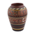 Ceramic decorative vase, 'Secrets of Ollantaytambo' - Inca Motif Ceramic Decorative Vase from Peru