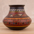 Ceramic decorative vase, 'Divine Inca' - Traditional Inca Ceramic Decorative Vase Crafted in Peru (image 2) thumbail