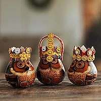 Gourd figurines, 'Three Kings'