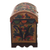 Leather and wood jewelry box, 'Guardian Birds' - Tooled Leather, Cedar Embellished Wood Domed-Lid Jewelry Box (image 2e) thumbail