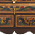 Leather and wood jewelry box, 'Guardian Birds' - Tooled Leather, Cedar Embellished Wood Domed-Lid Jewelry Box (image 2i) thumbail