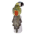 Multi-gemstone statuette, 'Amazonian Parrot' - Multi-Gemstone Hand Carved Parrot Statuette (image 2e) thumbail