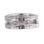 Men's sterling silver band ring, 'Gleaming Thor' - Men's Sterling Silver Band Ring from Peru