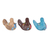 Ceramic figurines, 'Love Messenger' (set of 3) - Hand Painted Ceramic Doves for Love Notes (Set of 3) (image 2b) thumbail