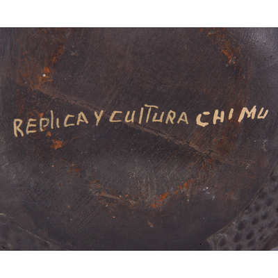 Keramisches Ziergefäß, 'Chimu Huaco'. - Keramisches Huaco-Dekorationsgefäß eines Chimu-Gefäßes