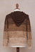 Men's 100% alpaca hooded sweater, 'Andes Adventurer' - 100% Alpaca Men's Knit Hooded Sweater with Wide Stripes (image 2d) thumbail