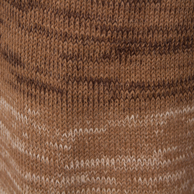 Herren-Kapuzenpullover aus 100 % Alpaka - herrenstrick-Kapuzenpullover aus 100 % Alpaka mit breiten Streifen