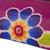 Leather pencil case, 'Cusco Bloom' - Magenta Leather Pencil Case with Hand Painted Flower (image 2f) thumbail