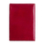 Leather passport cover, 'Lovely Traveler in Red' - Red Leather Passport Cover with Hand Painted Flowers (image 2d) thumbail