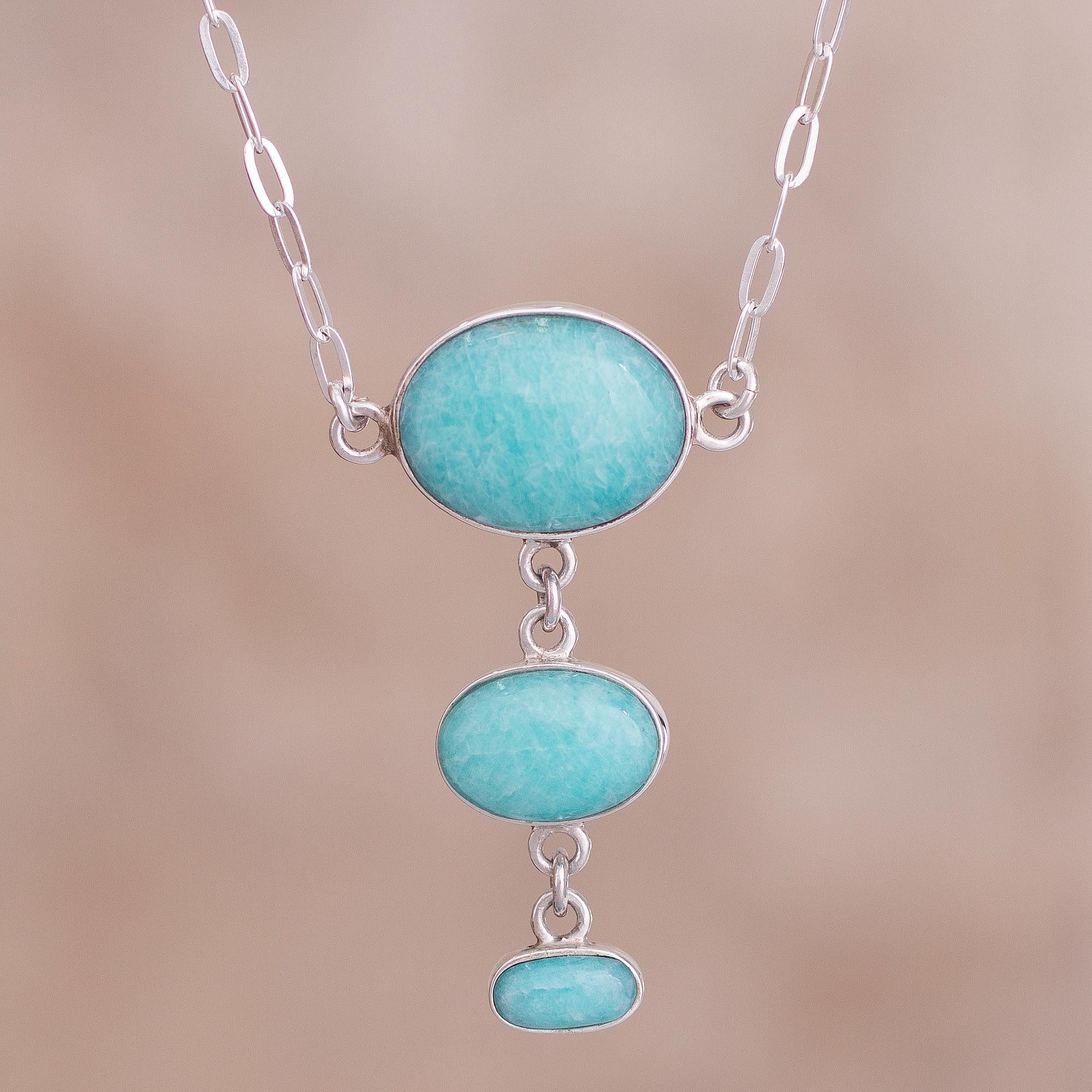 Amazonite Sterling Silver necklace