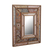 Reverse-painted glass wall mirror, 'Colonial Charm' - Floral Reverse-Painted Glass Wall Mirror from Peru (image 2c) thumbail
