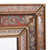 Reverse-painted glass wall mirror, 'Colonial Charm' - Floral Reverse-Painted Glass Wall Mirror from Peru (image 2d) thumbail
