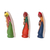 Ceramic figurines, 'Andean Angels' (set of 3) - Three Hand-Painted Ceramic Angel Figurines from Peru (image 2c) thumbail