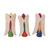Ceramic figurines, 'Andean Angels' (set of 3) - Three Hand-Painted Ceramic Angel Figurines from Peru (image 2d) thumbail