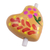 Ceramic figurines, 'Love Notes' (set of 3) - Three Floral Ceramic Heart Figurines for Notes  (image 2e) thumbail