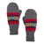 100% alpaca mittens, 'Multicolored Inca' - Multicolored Knit 100% Alpaca Mittens from Peru (image 2a) thumbail