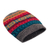 100% alpaca hat, 'Multicolored Inca' - Multicolored Knit 100% Alpaca Hat from Peru (image 2c) thumbail