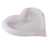 Huamanga stone catchall, 'Strong Heart' - Hand Sculpted White Alabaster Heart-Shaped Catchall (image 2a) thumbail