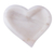 Huamanga stone catchall, 'Strong Heart' - Hand Sculpted White Alabaster Heart-Shaped Catchall (image 2c) thumbail