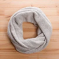 Alpaca blend infinity scarf,