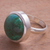 Chrysocolla cocktail ring, 'Tumultuous Sea' - Green-Blue Chrysocolla and Sterling Silver Cocktail Ring (image 2b) thumbail