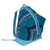 Alpaca blend backpack, 'Valley Travels' - Turquoise Striped Handwoven Alpaca Blend Expandable Backpack (image 2c) thumbail