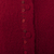 Alpaca blend cardigan sweater, 'Crimson Glory' - Knit Red Cardigan Sweater from Peru (image 2c) thumbail