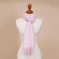 100% baby alpaca scarf,