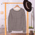 Chompa 100% bebe alpaca - Jersey punto jersey manga larga baby alpaca gris claro