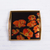 Reverse painted glass tray, 'Gleaming Poppies on Black' - Reverse Painted Glass Tray With Poppy Motifs on Black (image 2b) thumbail