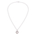 Quartz pendant necklace, 'Circular Treasure' - Circular Quartz Pendant Necklace from Peru (image 2d) thumbail