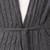 Cotton blend cardigan, 'Graphite Feminine Enchantment' - Knit Cotton Blend Cardigan in Graphite from Peru (image 2g) thumbail