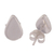 Sterling silver stud earrings, 'Little Drops of Light' - Drop-Shaped Sterling Silver Stud Earings from Peru (image 2b) thumbail