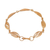 Gold-plated filigree link bracelet, 'Delicate Leaves' - Gold-Plated Sterling Silver Filigree Leaves Link Bracelet (image 2c) thumbail