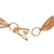 Gold-plated filigree link bracelet, 'Delicate Leaves' - Gold-Plated Sterling Silver Filigree Leaves Link Bracelet (image 2d) thumbail